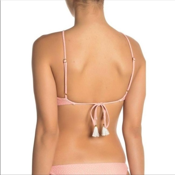 AMUSE Society x Flynn Skye Polka Dot Beach Vida Bling Dawn High Neck Bikini Top - Picture 8 of 9